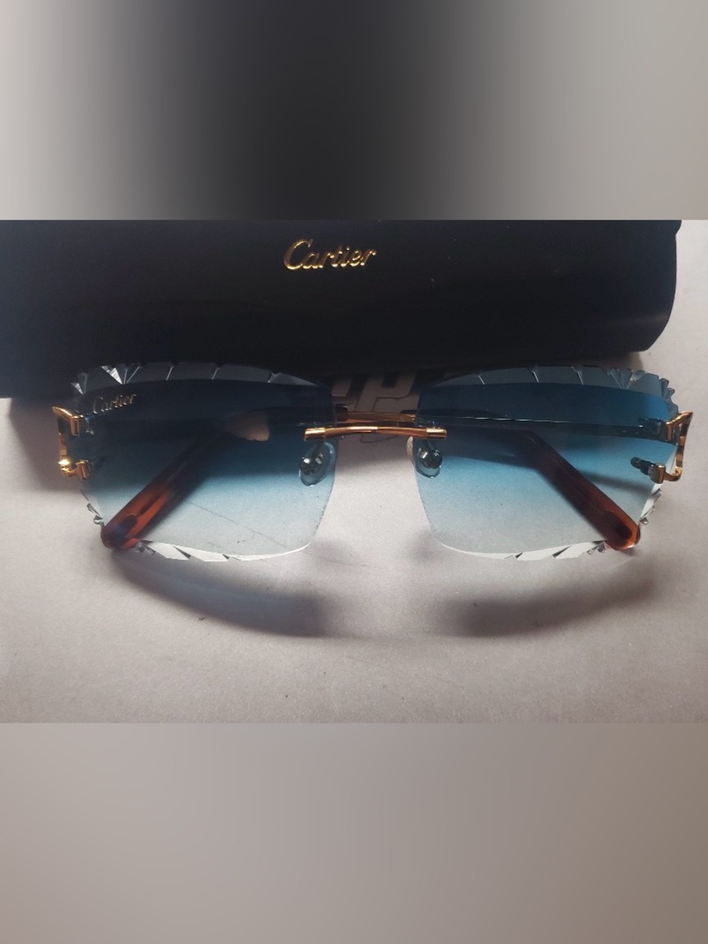 Cartier Blue Gradient Men's Shorts